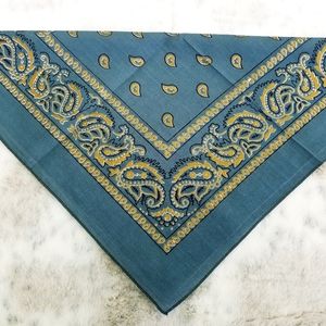 Bandana~Dark Teal &‎ Gold